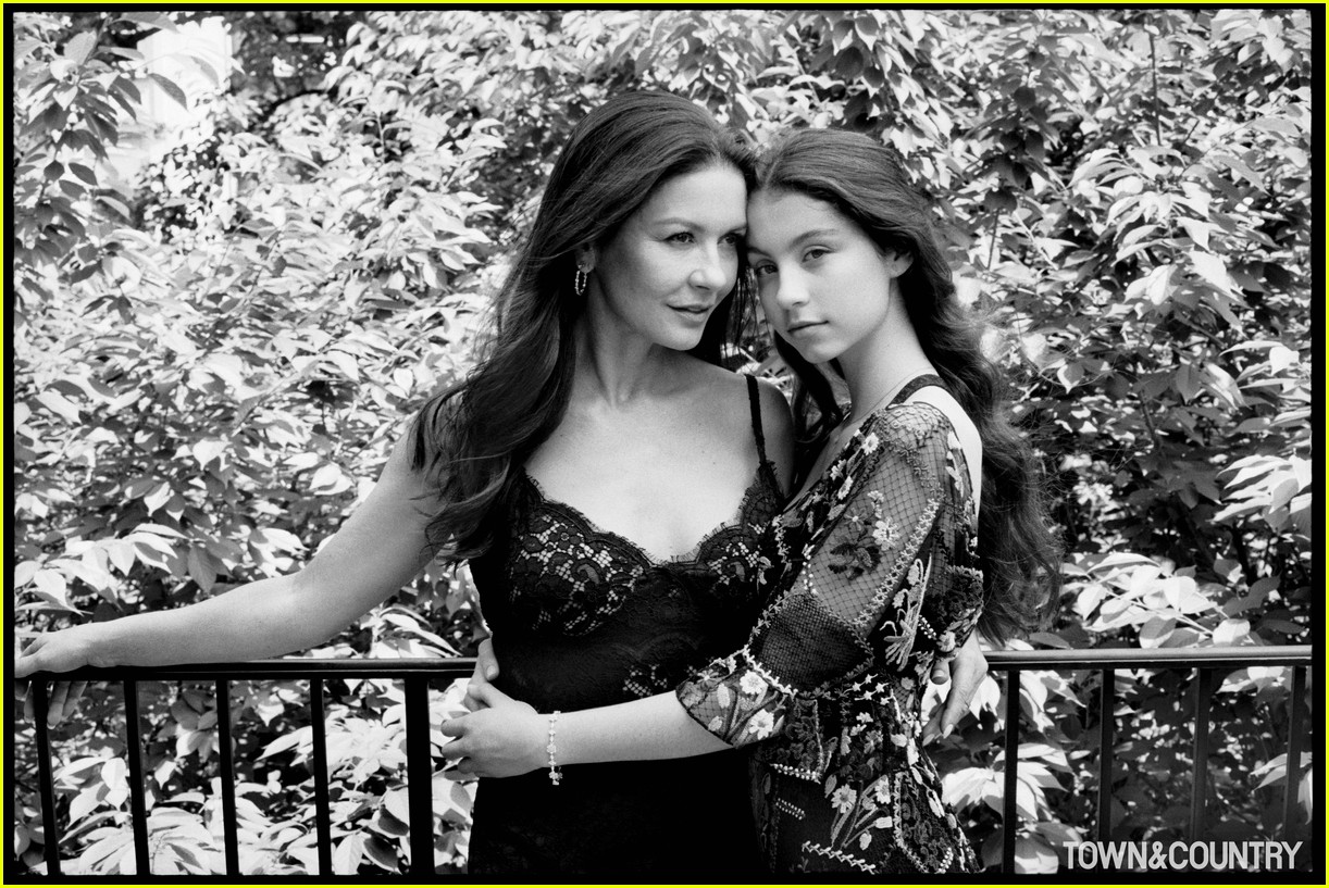 Catherine ZetaJones & Daughter Carys Cover 'Town & Country' Together