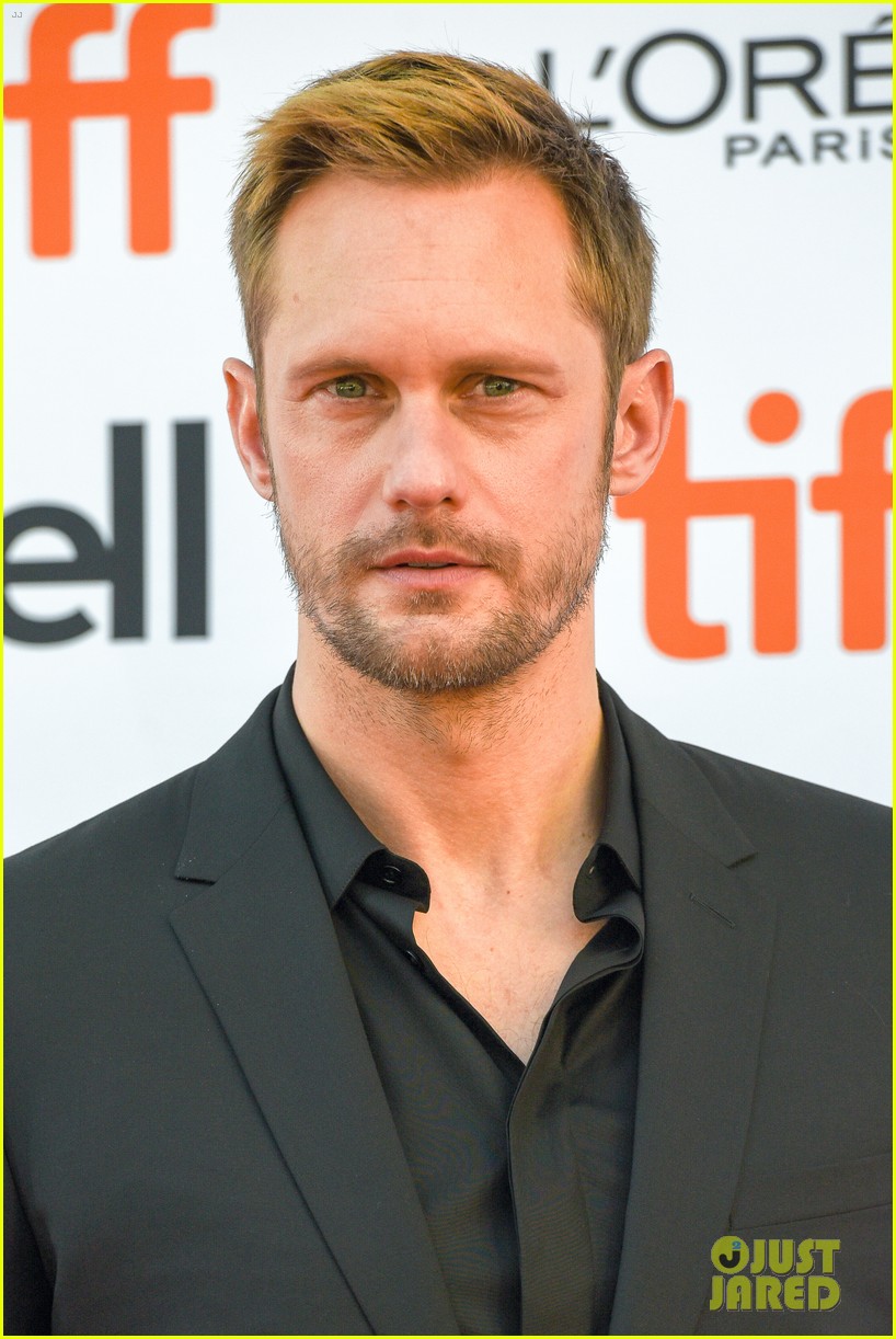 Alexander Skarsgard & Riley Keough Premiere 'Hold the Dark' at TIFF