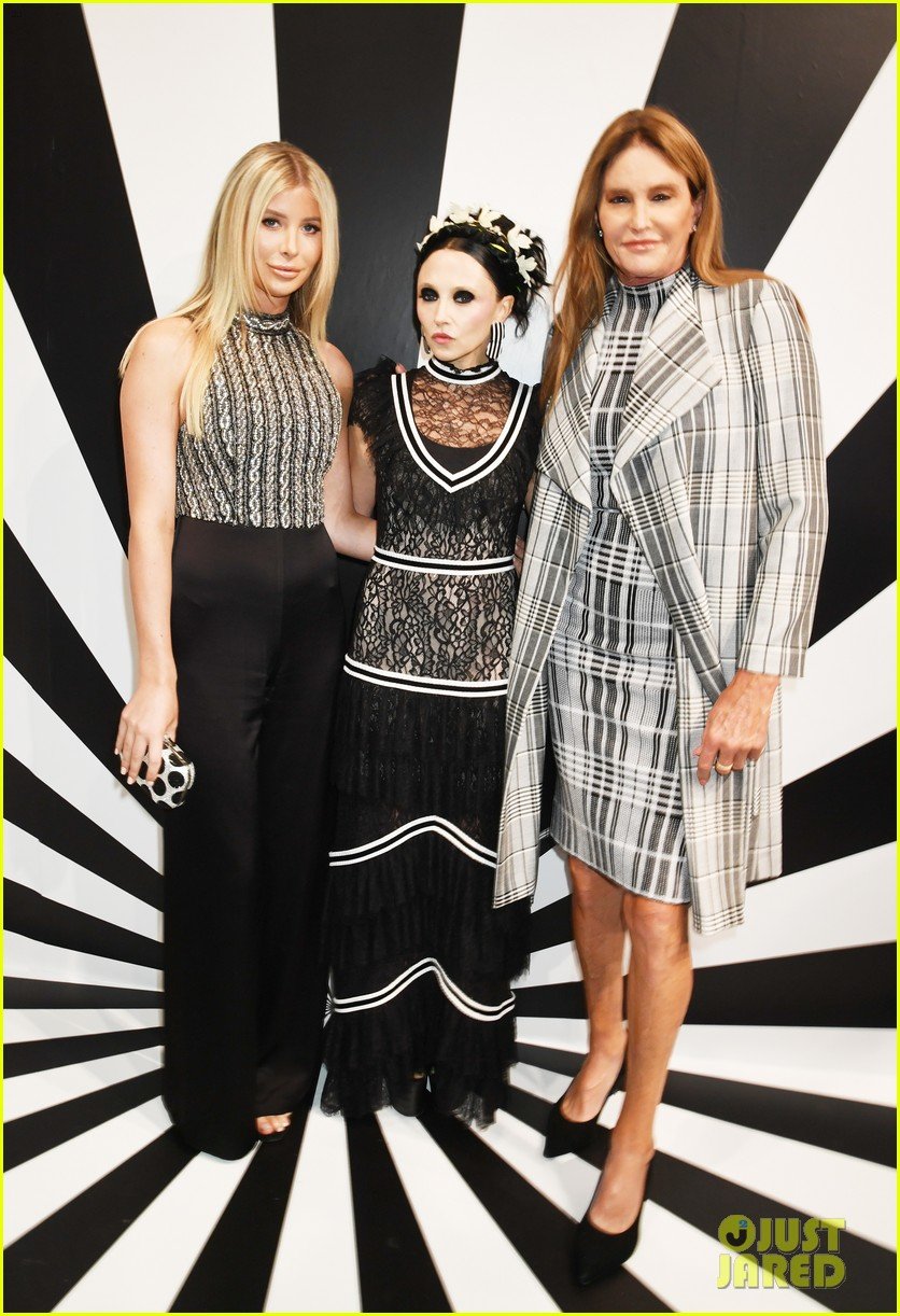 Katie Holmes & Caitlyn Jenner Attend alice + olivia Presentation On a