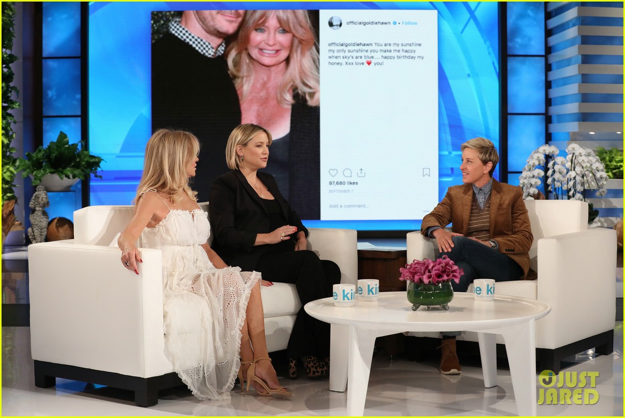 Pregnant Kate Hudson Says Her 'Water Could Go Any Second' on Ellen