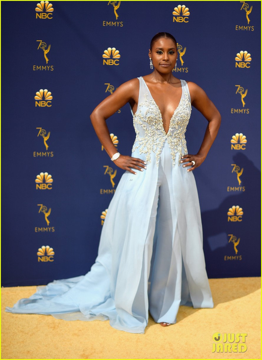 Issa Rae & Yvonne Orji Look Chic on the Red Carpet at Emmy Awards 2018
