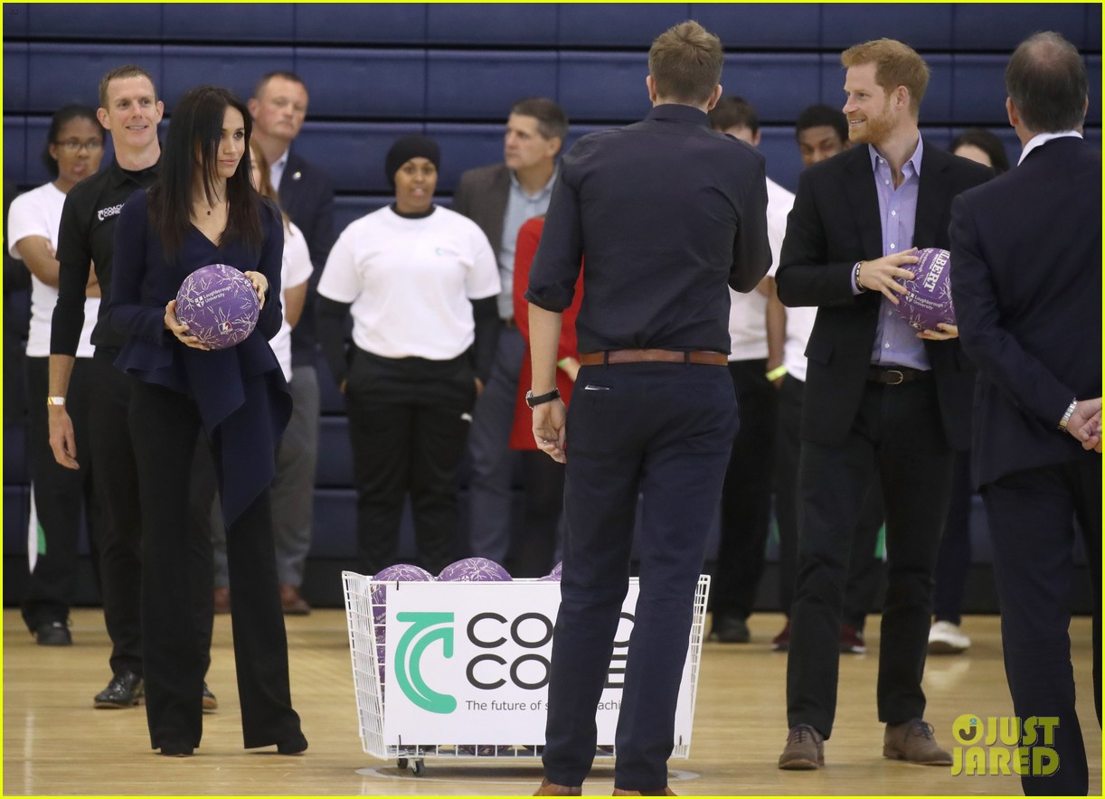 Duchess Meghan Markle Throws a Ball with Guests at Coach Core Awards
