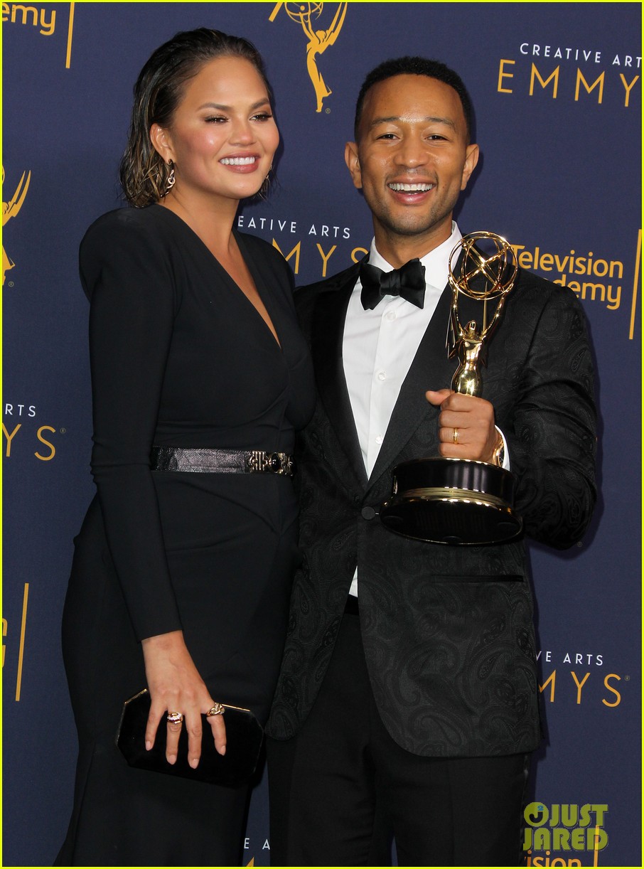 Chrissy Teigen Celebrates John Legend's Emmy (& EGOT) Win! Photo