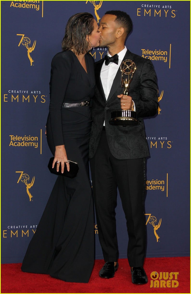 Chrissy Teigen Celebrates John Legend's Emmy (& EGOT) Win! Photo