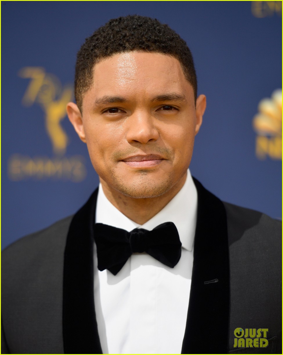 Trevor Noah Looks Sharp on the Red Carpet at Emmy Awards 2018! Photo