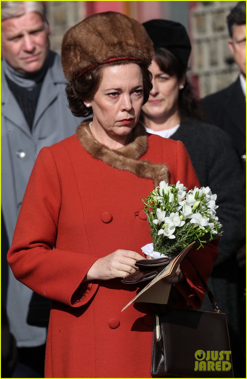 Olivia Colman Films Aberfan Disaster Scene for 'The Crown' Season 3