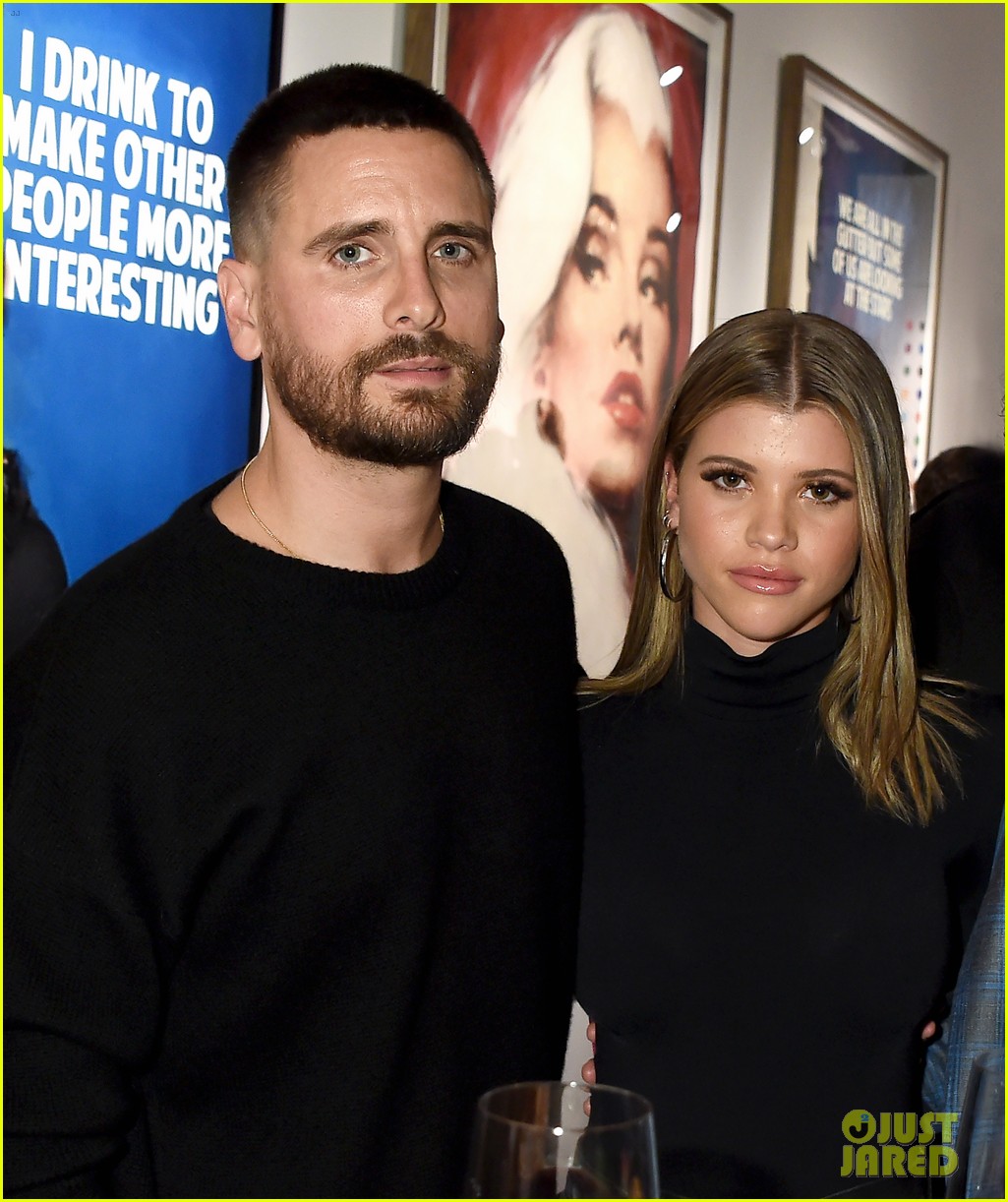 Scott Disick & Sofia Richie Have Date Night at Maddox Gallery Grand