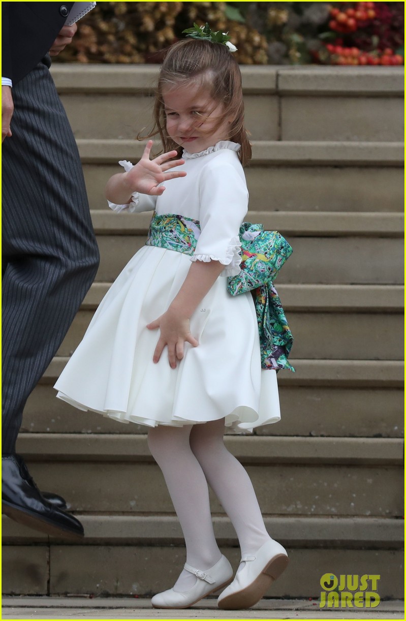 Prince & Princess Charlotte Look So Cute at Princess Eugenie's(01)