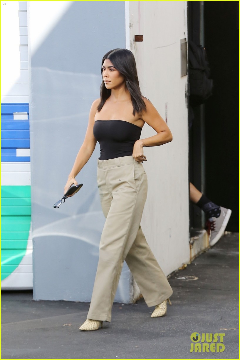 Kourtney Kardashian Heads Out After a Day of Filming 'KUWTK' in LA