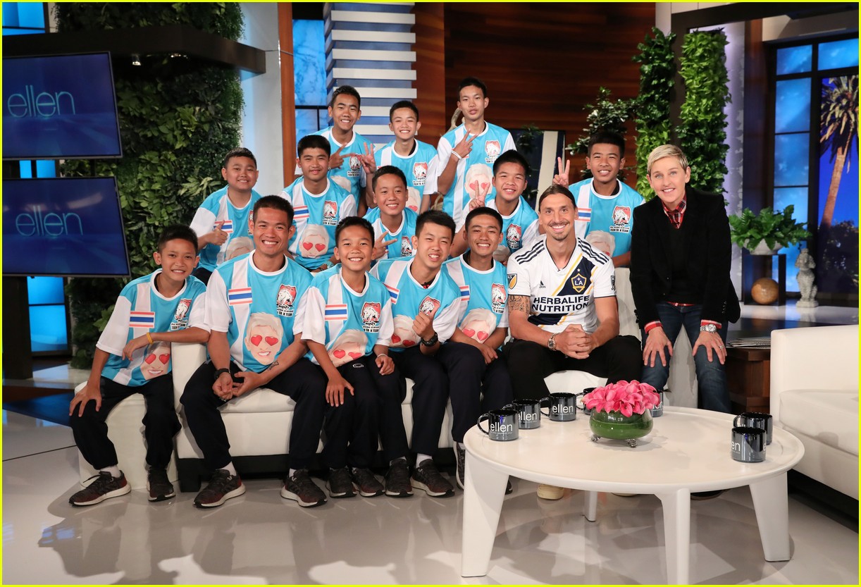 Ellen DeGeneres Talks to Thai Soccer Team in First InStudio Interview