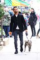 justin theroux takes his dog kuma for a walk in nyc 02