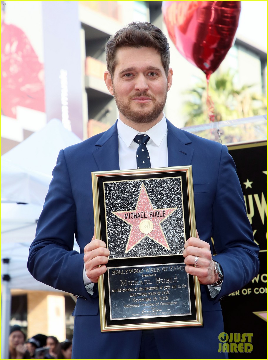 Michael Buble Gets His Star at Hollywood Walk of Fame Ceremony! Photo