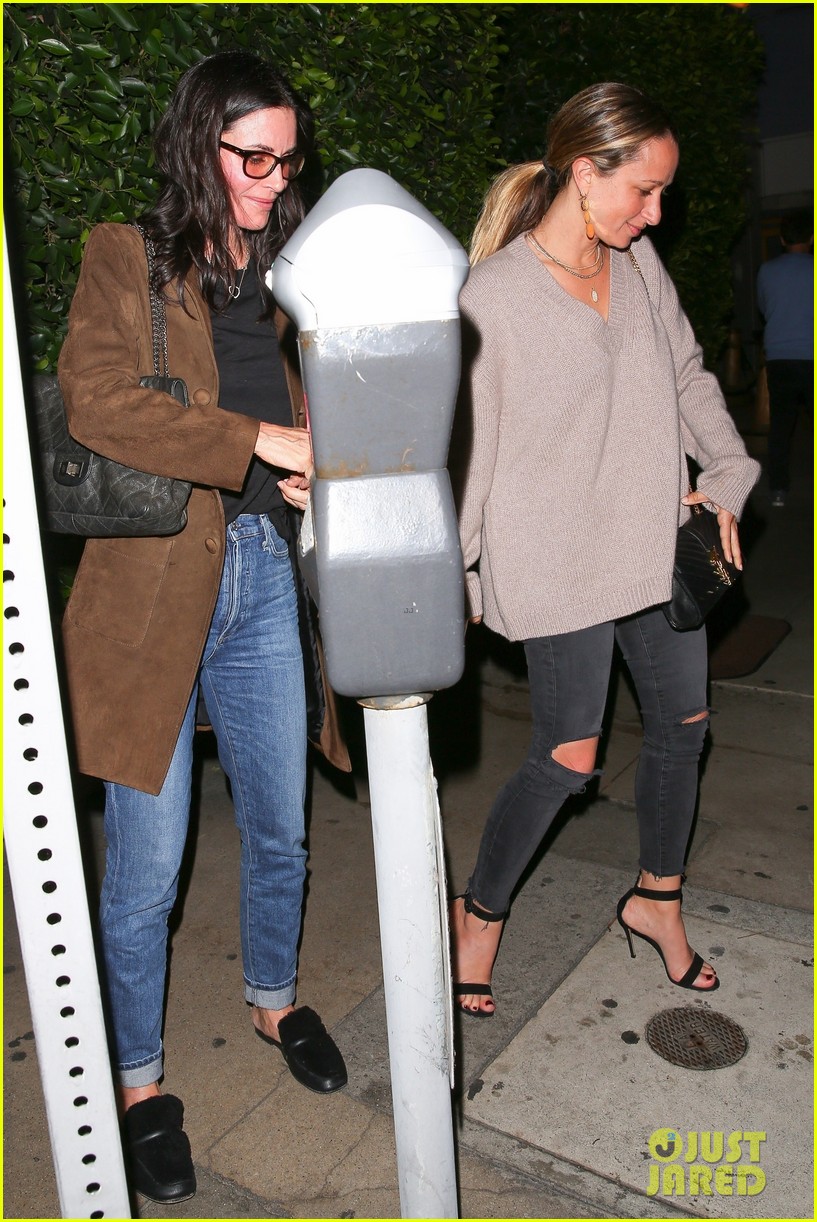 Courteney Cox Grabs Dinner with BFF Jennifer Meyer in Santa Monica