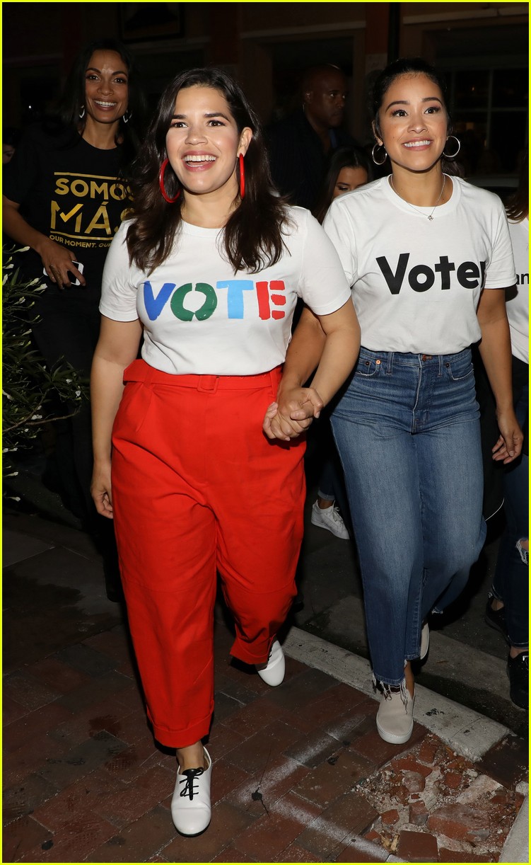 Eva Longoria, America Ferrera, Gina Rodriguez & More Rally Voters Ahead