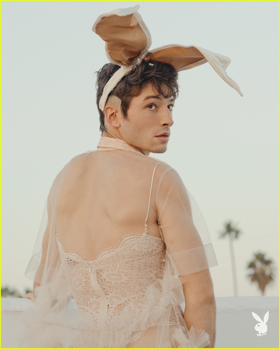 Ezra Miller Poses as a Bunny for New 'Playboy' Photo Shoot!: Photo 4183221 Ezra Miller