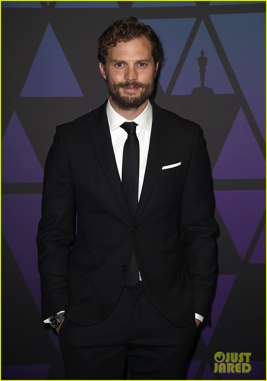 'A Private War' Co-Stars Jamie Dornan & Rosamund Pike Attend Governors