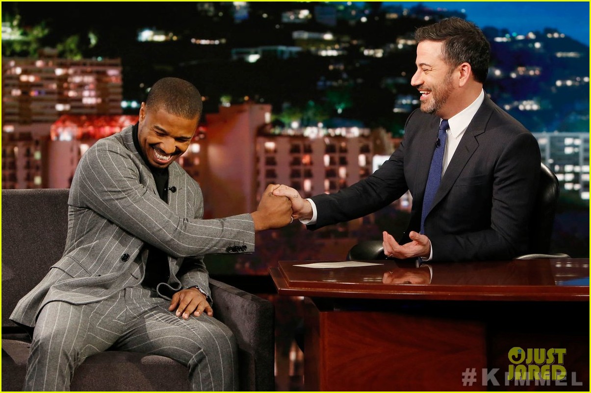 Michael B Jordan And Jimmy Kimmel Interview