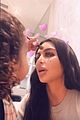 kim kardashian lets north do her makeup 04