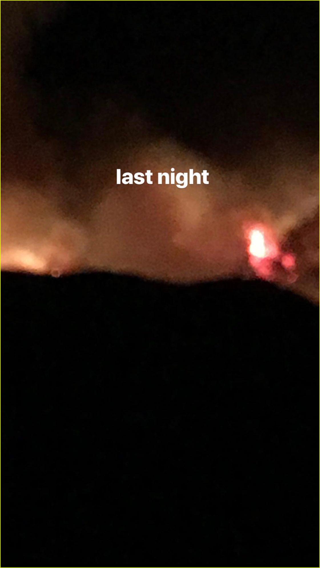 Kourtney Kardashian Says California Fire 'Just Stopped' Before Reaching