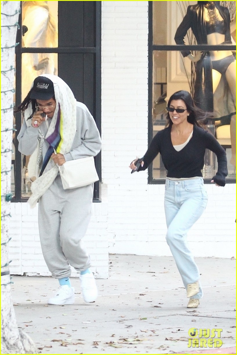 Kourtney Kardashian & Luka Sabbat Spend Their Sunday Together Photo