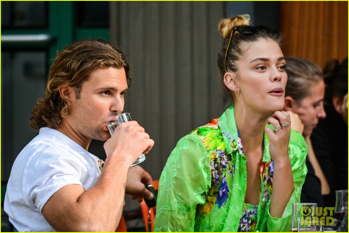 Nina Agdal & Jack Brinkley Cook Pack on the PDA During Lunch Date