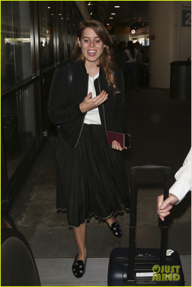 Princess Beatrice Takes an Uber After Flying Into LAX: Photo 