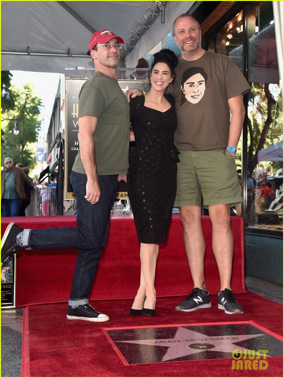Sarah Silverman Gets Support From Ex Jimmy Kimmel at Walk of Fame