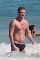 luke evans bares hot body in tiny speedo on vacation in mexico 07
