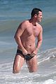 luke evans bares hot body in tiny speedo on vacation in mexico 08
