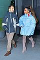 ariana grande and former broadway co star aaron simon gross hang out in nyc 03