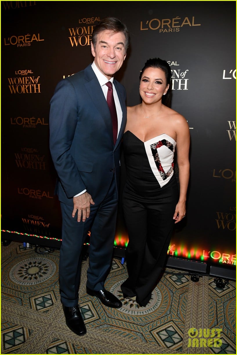 Photo: amber heard eva longoria help celebrates loreals women of worth