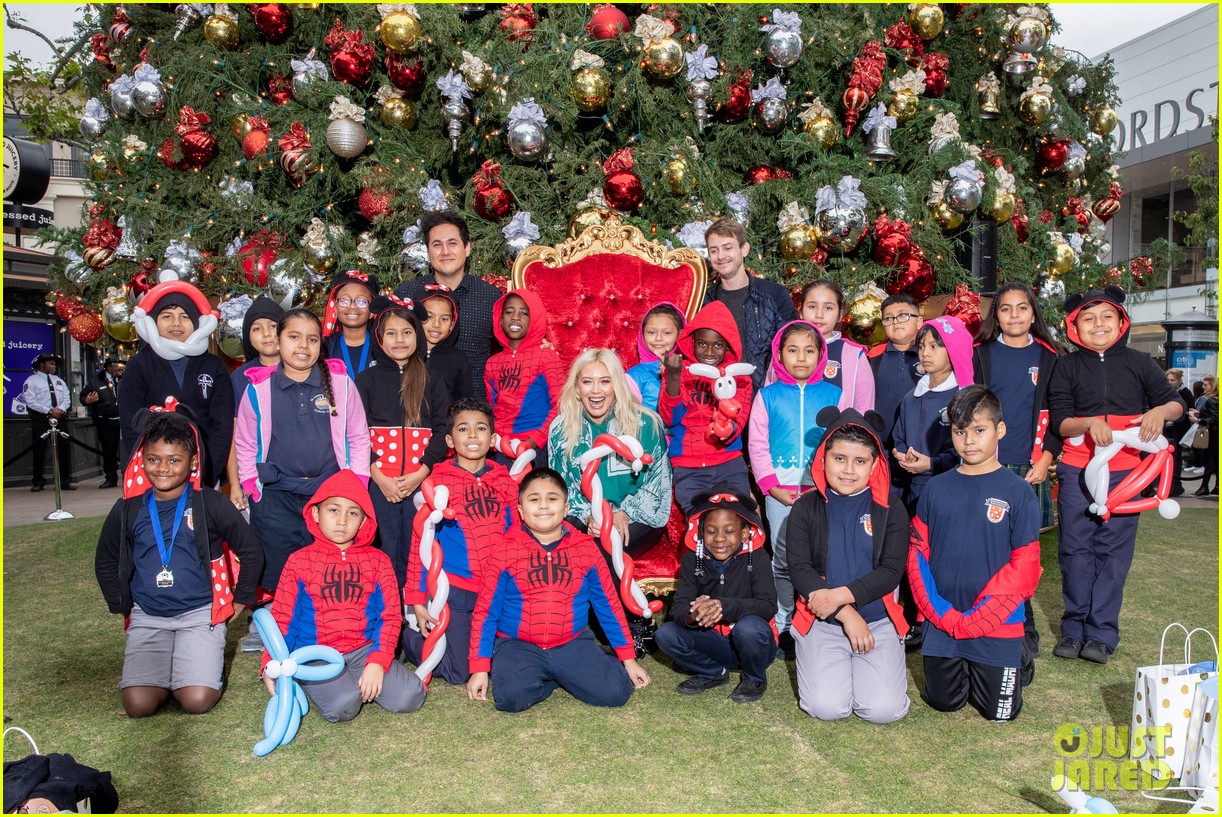 Hilary Duff Hosts Holiday Gathering With Operation Progress at The