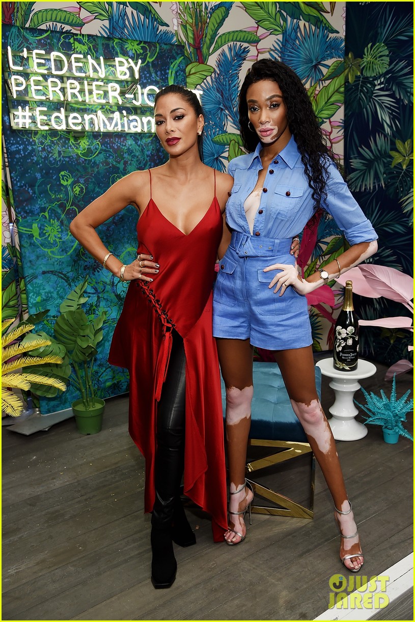 Paris Hilton, Winnie Harlow, Nicole Sherzinger Live It Up at L'Eden By