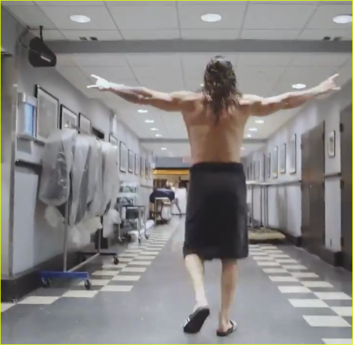jason momoa goes shirtless while promoting snl from the shower 06