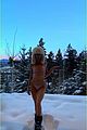 kendall jenner rocks pink bikini while posing in the snow in aspen 03