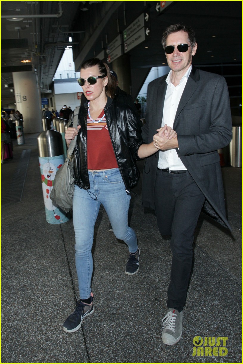 Milla Jovovich Flies Home After Wrapping 'Monster Hunter': Photo