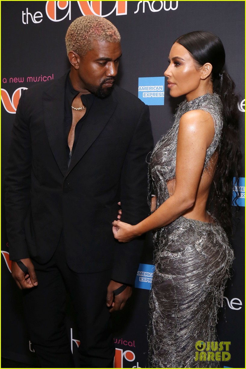 Photo: kim kardashian kanye west the cher show opening 03 | Photo