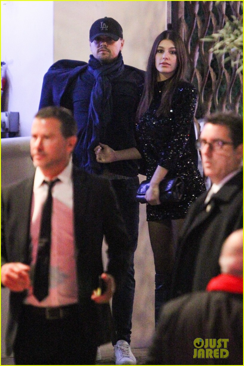 Leonardo DiCaprio & Camila Morrone Couple Up for Holiday Party!: Photo
