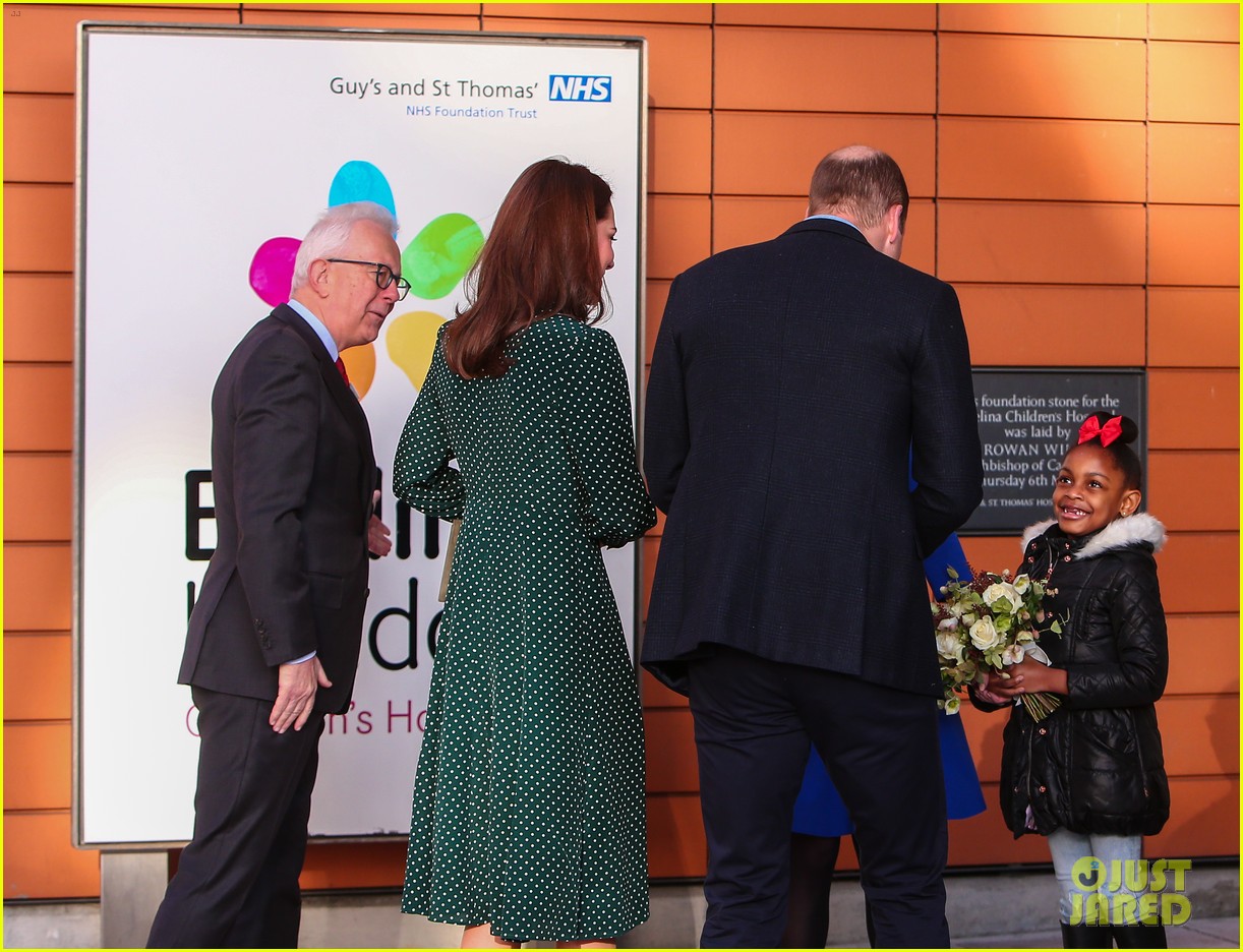 Kate Middleton & Prince William Visit Children's Hospital as the