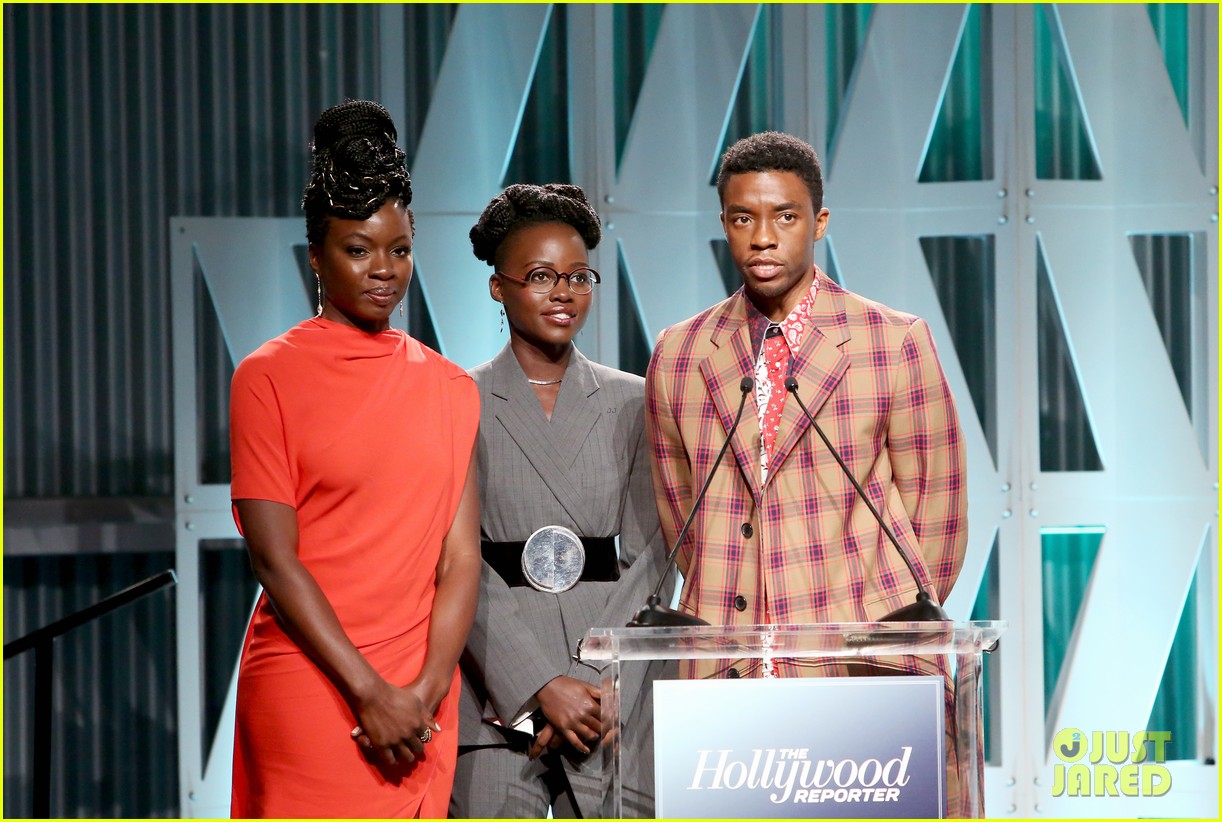 Lupita Nyong'o & 'Black Panther' Cast Surprise Student With Scholarship