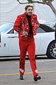post malone rocks bright red suit during afternoon outing 01