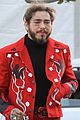 post malone rocks bright red suit during afternoon outing 02