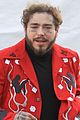 post malone rocks bright red suit during afternoon outing 04