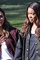 jessica alba and gabrielle union get back to las finest filming 02