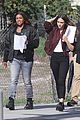 jessica alba and gabrielle union get back to las finest filming 03