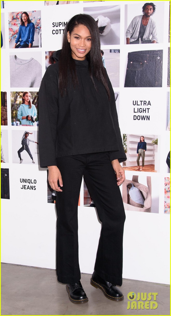 Chanel Iman Attends UNIQLO Spring/Summer 2019 Collection Launch in NYC
