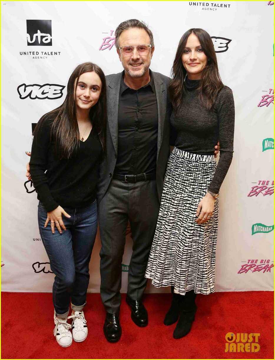 David Arquette is Joined by Daughter Coco & Wife Christina McLarty at