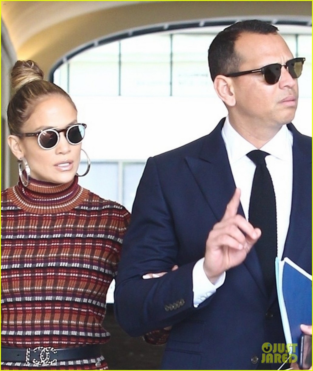 Jennifer Lopez & Alex Rodriguez Dress to Impress for a Meeting Photo