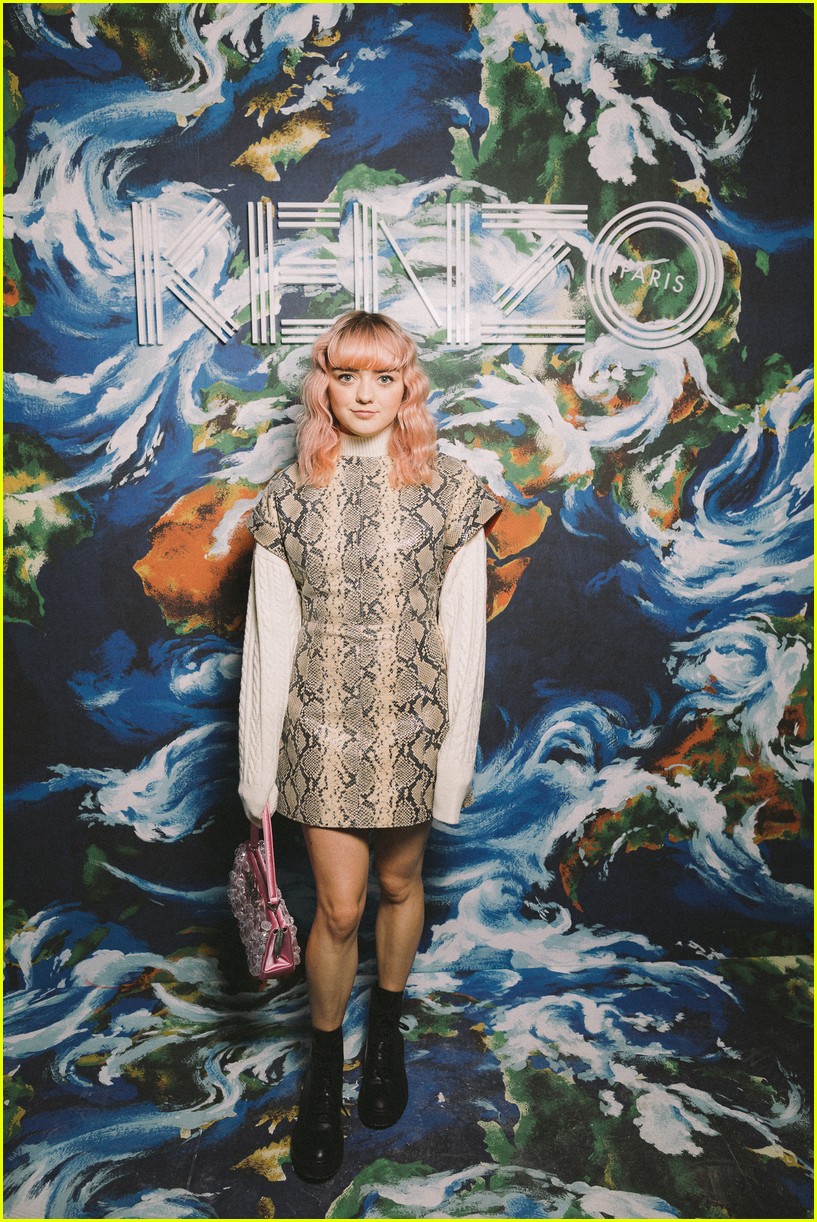 J Balvin, Maisie Williams & Winnie Harlow Attend Kenzo Show During