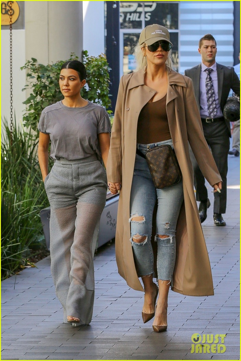 Khloe Kardashian Endorses 'Kanye for President' While Out with Kourtney